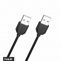Mobile HAVIT 2-Feet USB 2.0 Type A Male To Type A Male Cable, Black