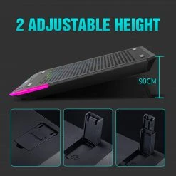 Computer HAVIT F2073 Gaming Laptop Cooling Pad For 15.6-17 Inch Laptop With RGB Backlight & Touch Control