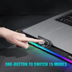 Computer HAVIT F2073 Gaming Laptop Cooling Pad For 15.6-17 Inch Laptop With RGB Backlight & Touch Control