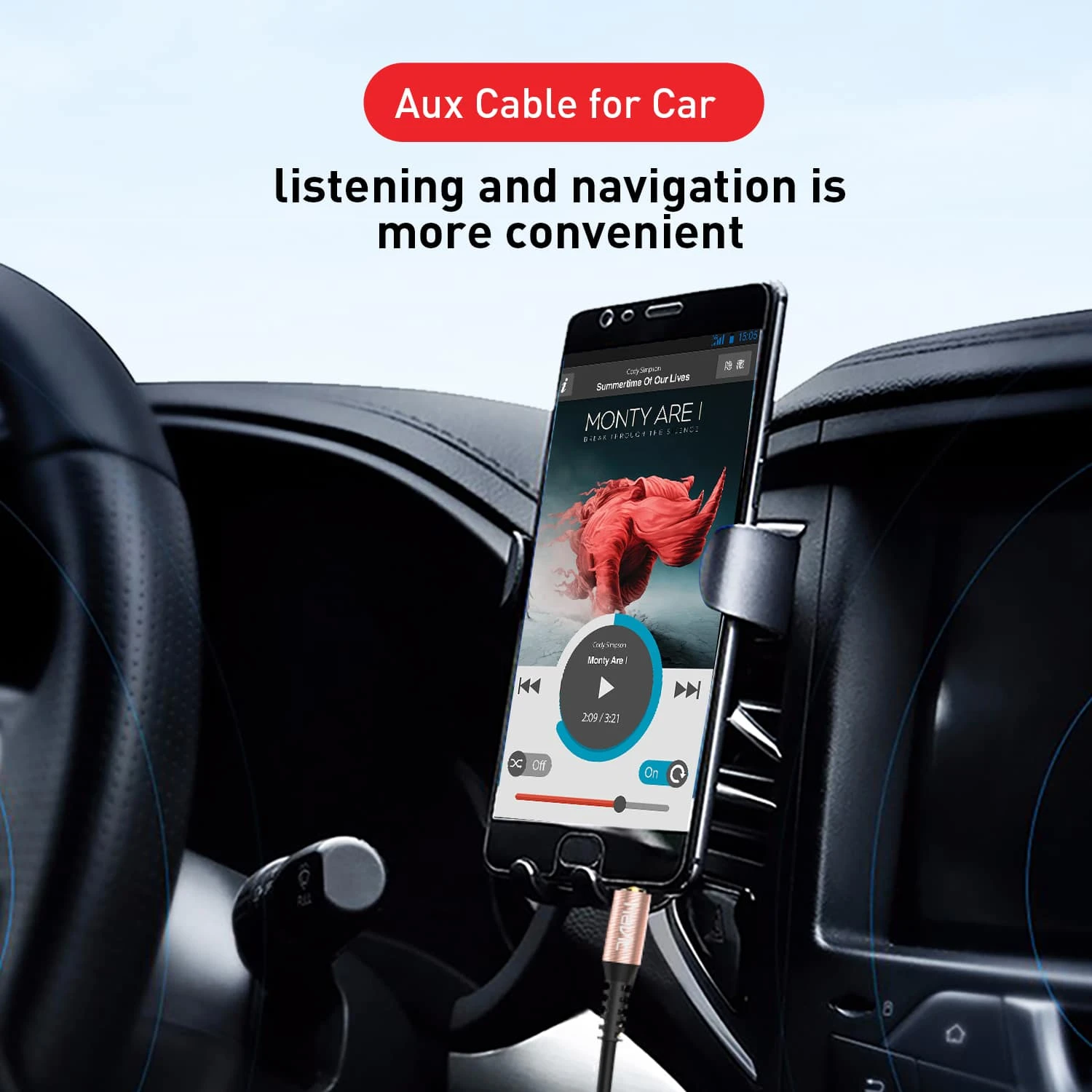 HAVIT HV-CB619X 3.5mm Male Jack To Male Stereo Coiled Aux Cable Mobile 7 HAVIT HV-CB619X 3.5mm Male Jack To Male Stereo Coiled Aux Cable Mobile