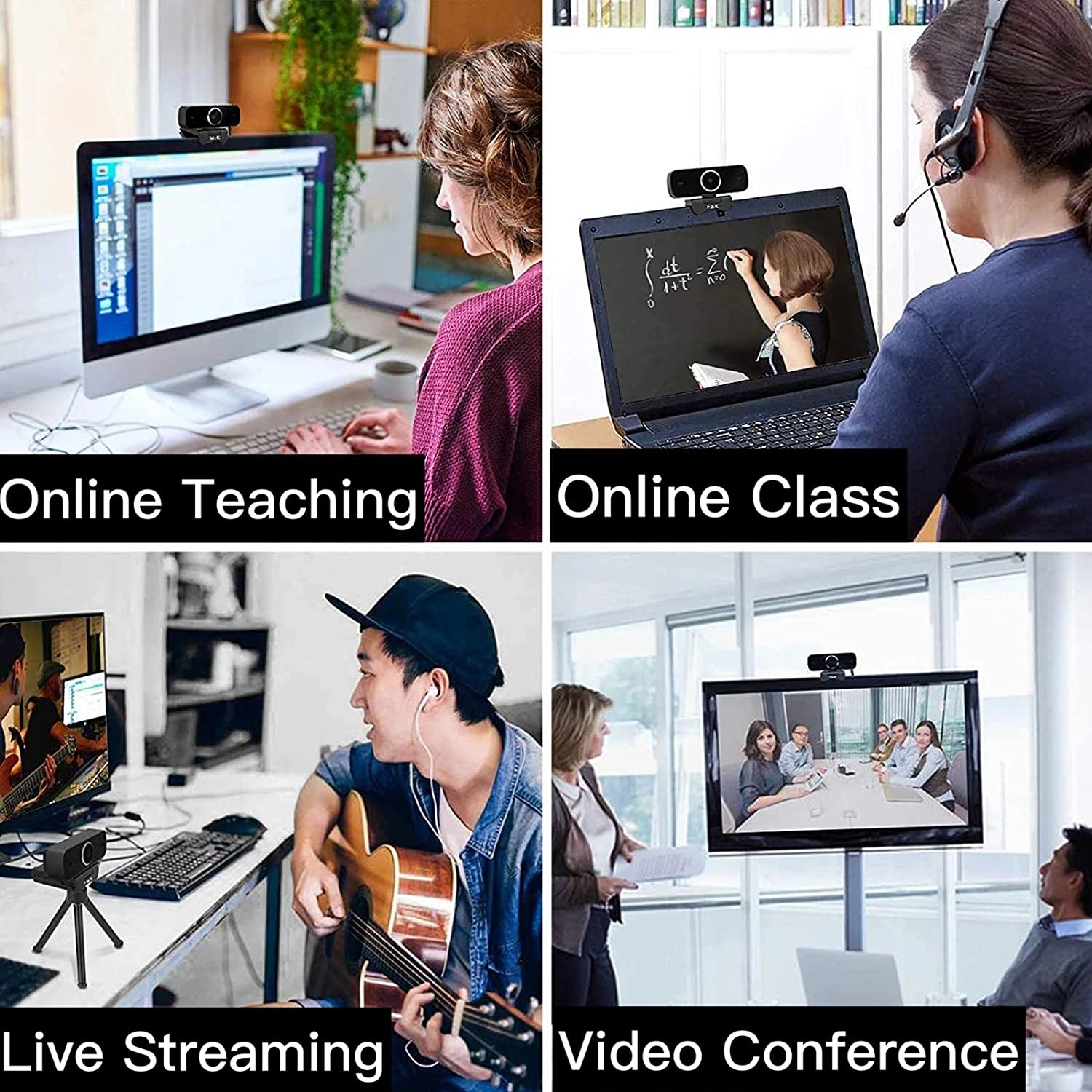 HAVIT C1096 1080P HD Webcam With Built-In Mic & Tripod 2 HAVIT C1096 1080P HD Webcam With Built-In Mic & Tripod