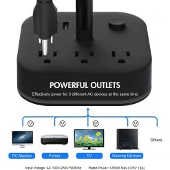 HAVIT DPM05 RGB Headset Stand With 3 USB Charging Ports & 3 Power Outlets Gaming 18 HAVIT DPM05 RGB Headset Stand With 3 USB Charging Ports & 3 Power Outlets Gaming