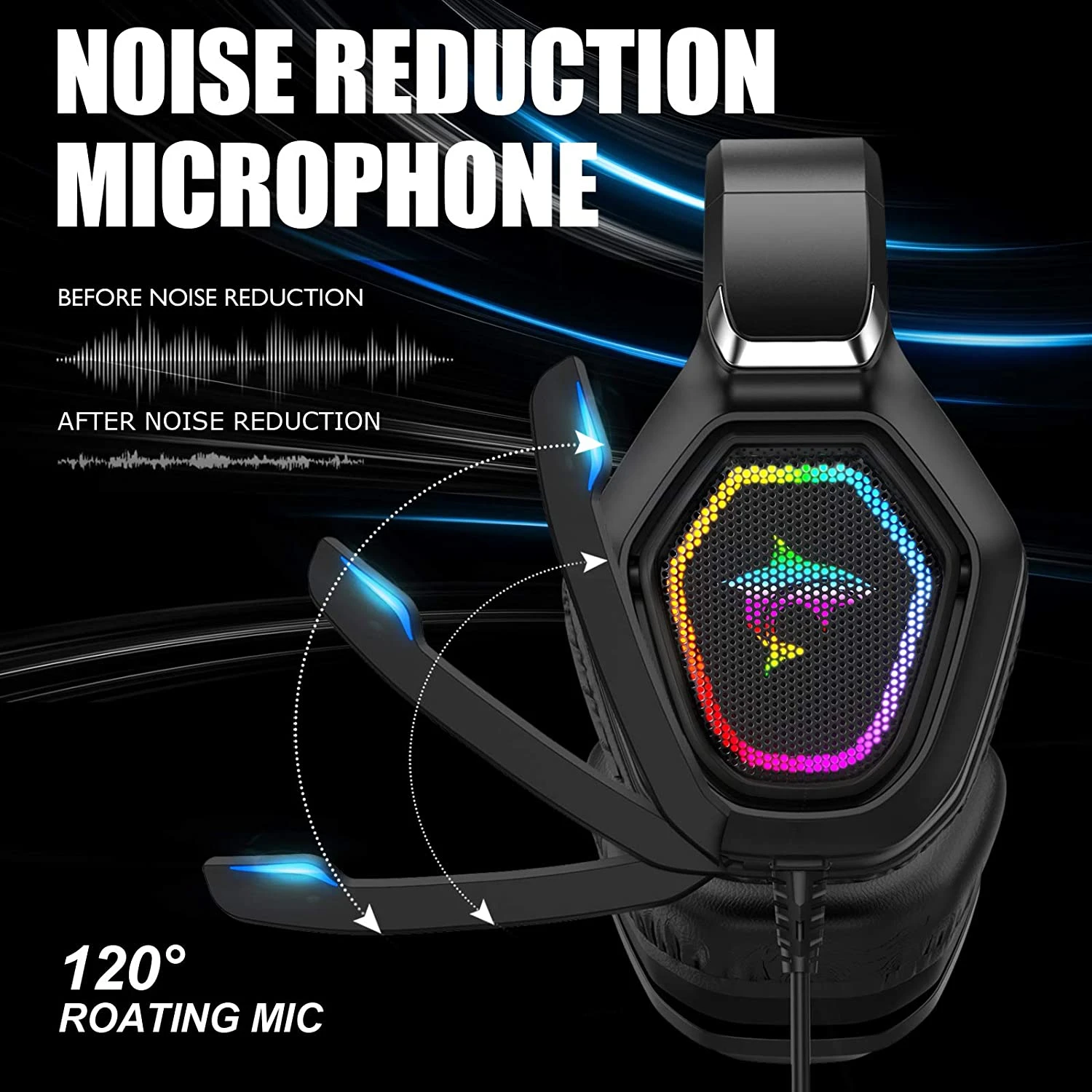 HAVIT F3 RGB Gaming Headset With In-Line Control & HD Microphone 3 HAVIT F3 RGB Gaming Headset With In-Line Control & HD Microphone