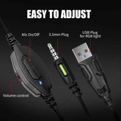 HAVIT F3 RGB Gaming Headset With In-Line Control & HD Microphone 12 HAVIT F3 RGB Gaming Headset With In-Line Control & HD Microphone