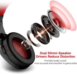 HAVIT H2001D Wired Gaming Headset With LED & Noise Cancelling Mic