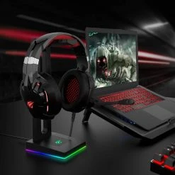 HAVIT H2001D Wired Gaming Headset With LED & Noise Cancelling Mic