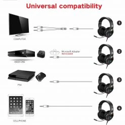 HAVIT H2010D RGB Wired Gaming Headset With Volume Control & HD Microphone 16 HAVIT H2010D RGB Wired Gaming Headset With Volume Control & HD Microphone