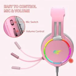HAVIT H2010D RGB Wired Gaming Headset With Volume Control & HD Microphone 23 HAVIT H2010D RGB Wired Gaming Headset With Volume Control & HD Microphone