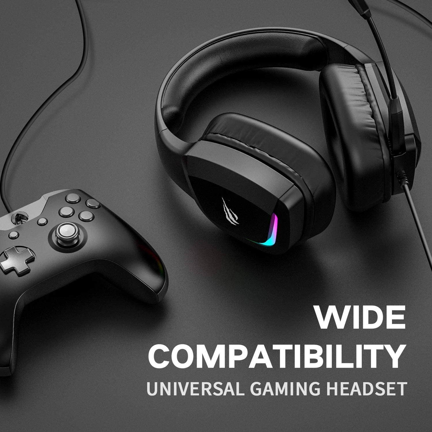 HAVIT H2025D RGB Wired Gaming Headset With 50mm Drivers & Volume Control 6 HAVIT H2025D RGB Wired Gaming Headset With 50mm Drivers & Volume Control