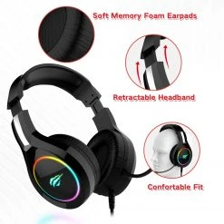 HAVIT H2232D RGB Gaming Headset For PC / PS 4 / XBOX / Phone / Tablet