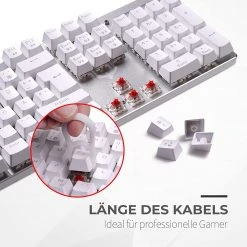 HAVIT HV-KB432L LED Gaming Mechanical Keyboard With Red Switches For PC Gamers And Work