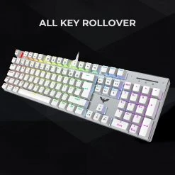 HAVIT HV-KB432L LED Gaming Mechanical Keyboard With Red Switches For PC Gamers And Work