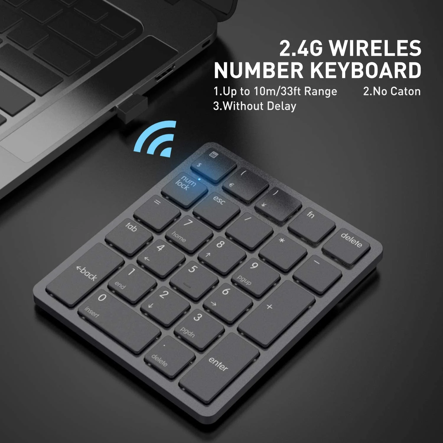 HAVIT KB260GCM 26 Keys Wireless Number Keypad For Mac OS And Window System Membrane Keyboard 2 HAVIT KB260GCM 26 Keys Wireless Number Keypad For Mac OS And Window System Membrane Keyboard