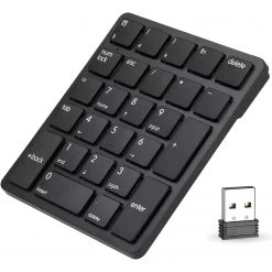 HAVIT KB260GCM 26 Keys Wireless Number Keypad For Mac OS And Window System Membrane Keyboard