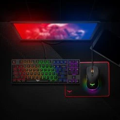 HAVIT KB486L 60% Gaming Mechanical Keyboard With 90 Keys Backlit Red Switch 20 HAVIT KB486L 60% Gaming Mechanical Keyboard With 90 Keys Backlit Red Switch