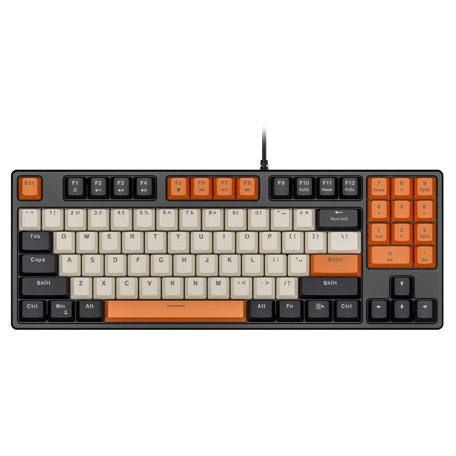 HAVIT KB487L TKL Mechanical Keyboard With 90 Keys PBT Keycaps 8 HAVIT KB487L TKL Mechanical Keyboard With 90 Keys PBT Keycaps