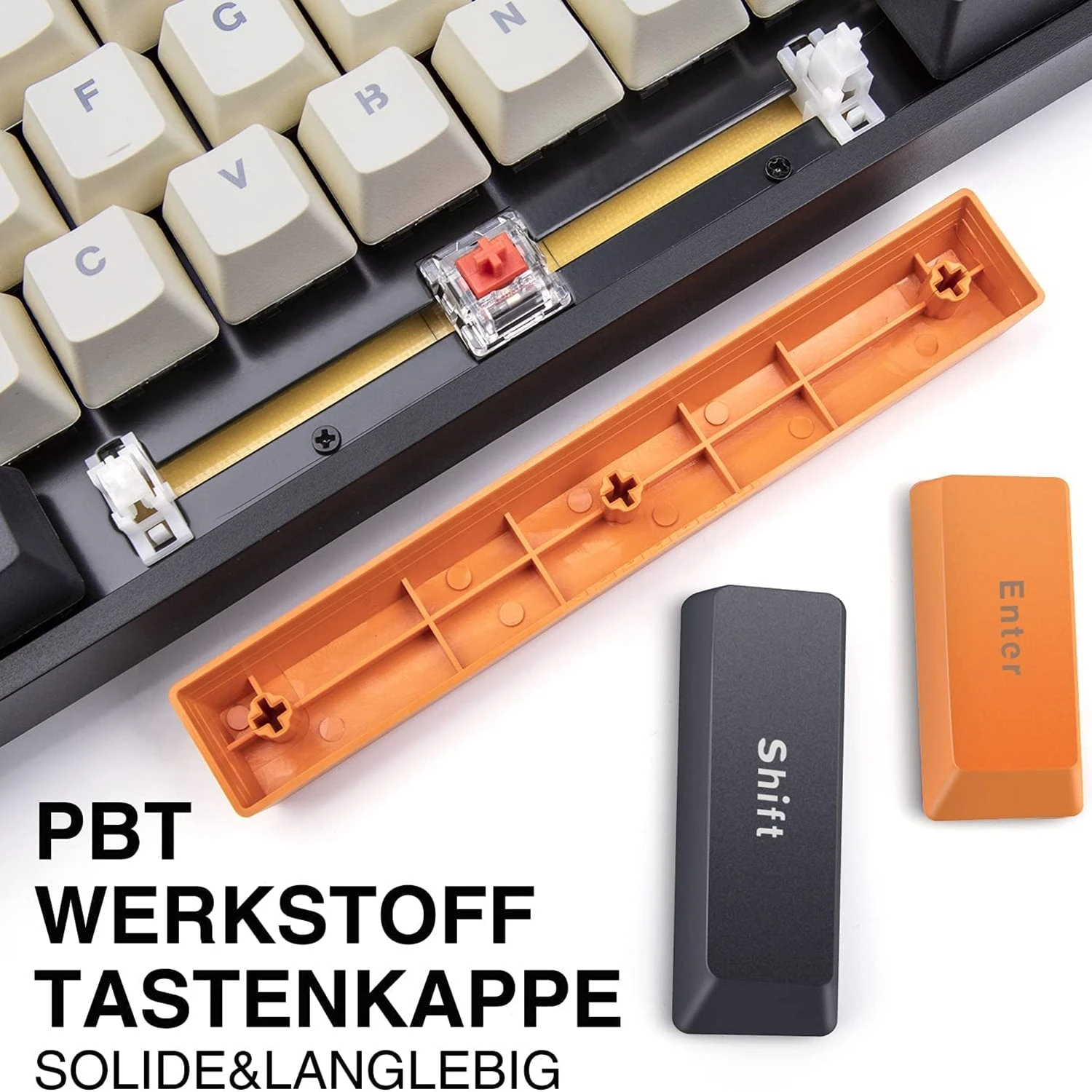 HAVIT KB487L TKL Mechanical Keyboard With 90 Keys PBT Keycaps 5 HAVIT KB487L TKL Mechanical Keyboard With 90 Keys PBT Keycaps