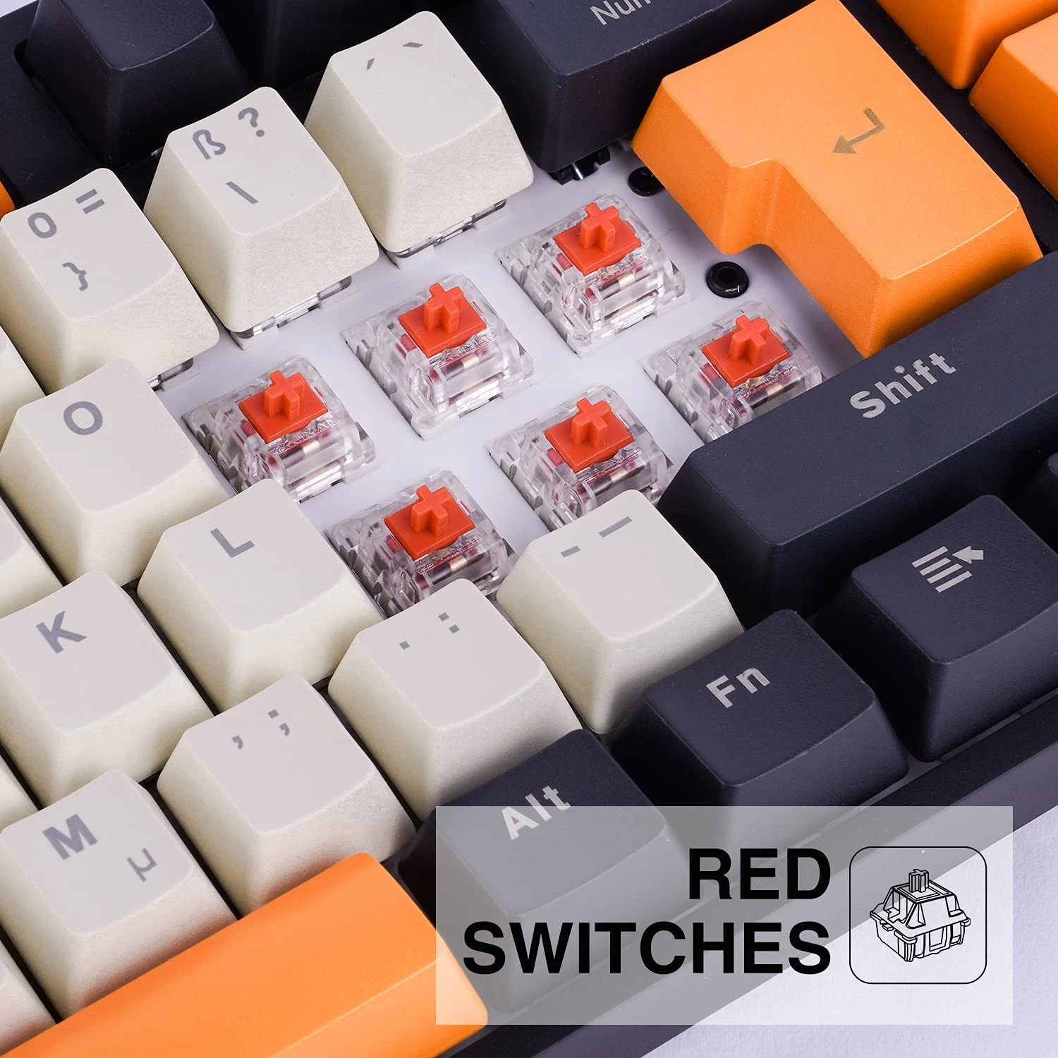 HAVIT KB487L TKL Mechanical Keyboard With 90 Keys PBT Keycaps 2 HAVIT KB487L TKL Mechanical Keyboard With 90 Keys PBT Keycaps