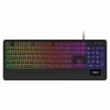 Gaming HAVIT KB488L Computer Keyboard 104 Keys With Rainbow Backlit & Wrist Rest