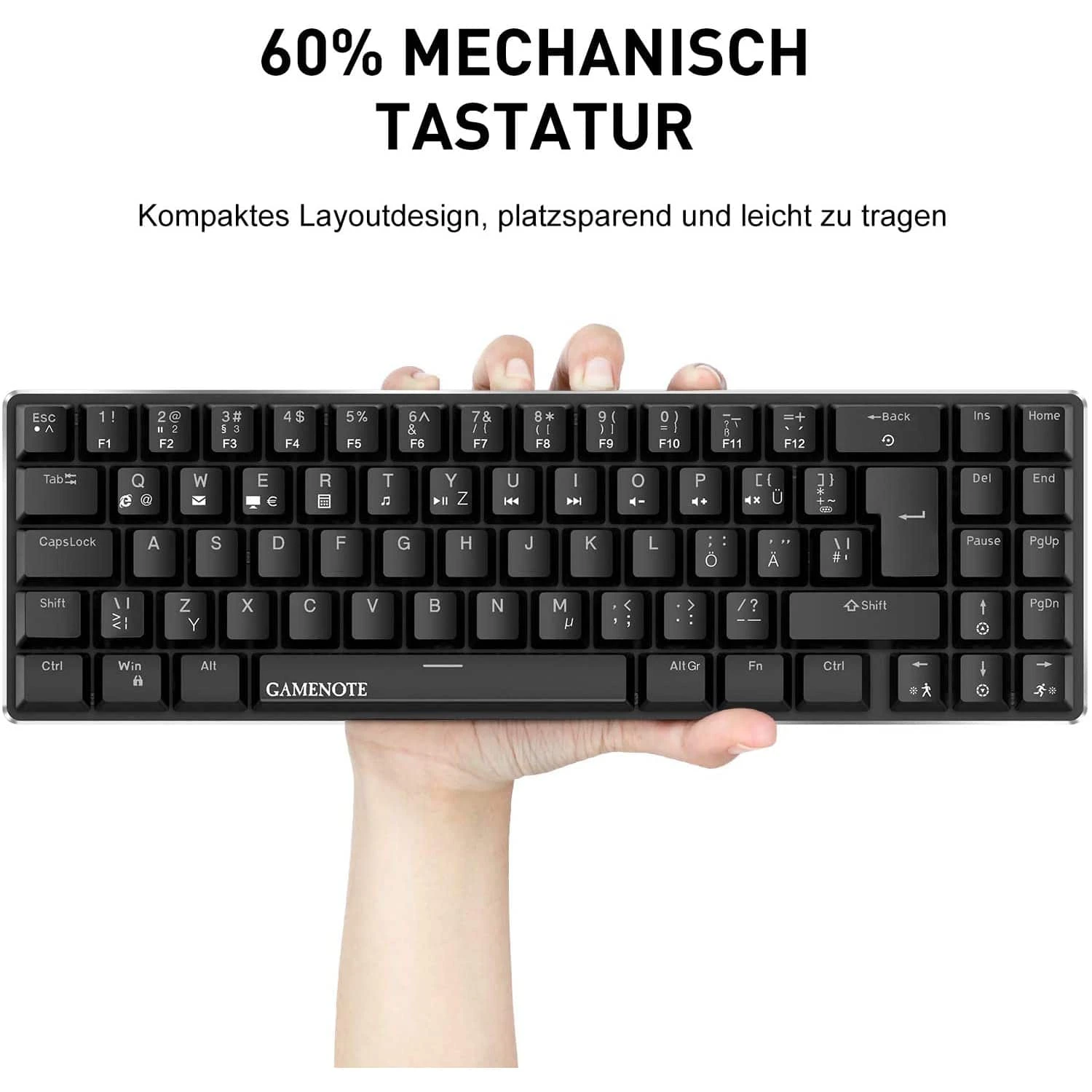 HAVIT KB512L 60% Gaming Mechanical Keyboard With 72 Keys, LED Backlit, Detachable USB Type-C Cable 2 HAVIT KB512L 60% Gaming Mechanical Keyboard With 72 Keys, LED Backlit, Detachable USB Type-C Cable