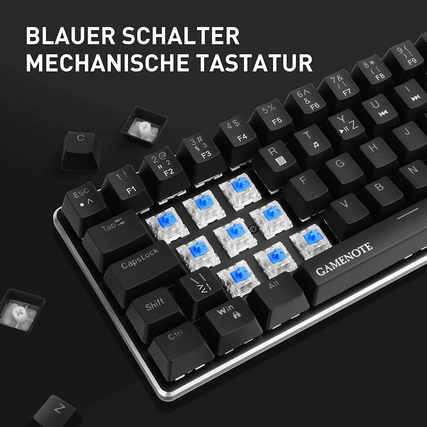 HAVIT KB512L 60% Gaming Mechanical Keyboard With 72 Keys, LED Backlit, Detachable USB Type-C Cable 4 HAVIT KB512L 60% Gaming Mechanical Keyboard With 72 Keys, LED Backlit, Detachable USB Type-C Cable