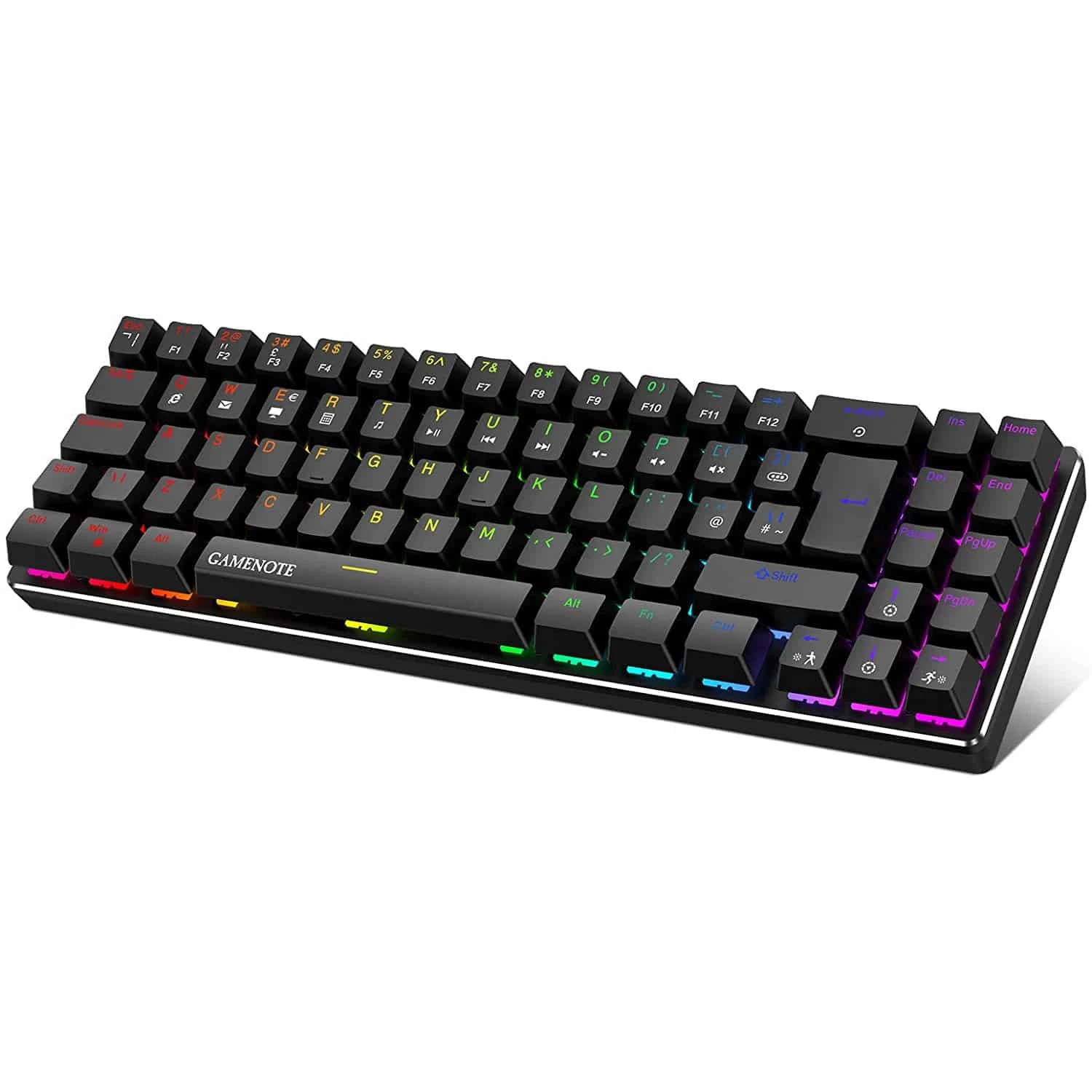 HAVIT KB512L 60% Gaming Mechanical Keyboard With 72 Keys, LED Backlit, Detachable USB Type-C Cable 9 HAVIT KB512L 60% Gaming Mechanical Keyboard With 72 Keys, LED Backlit, Detachable USB Type-C Cable
