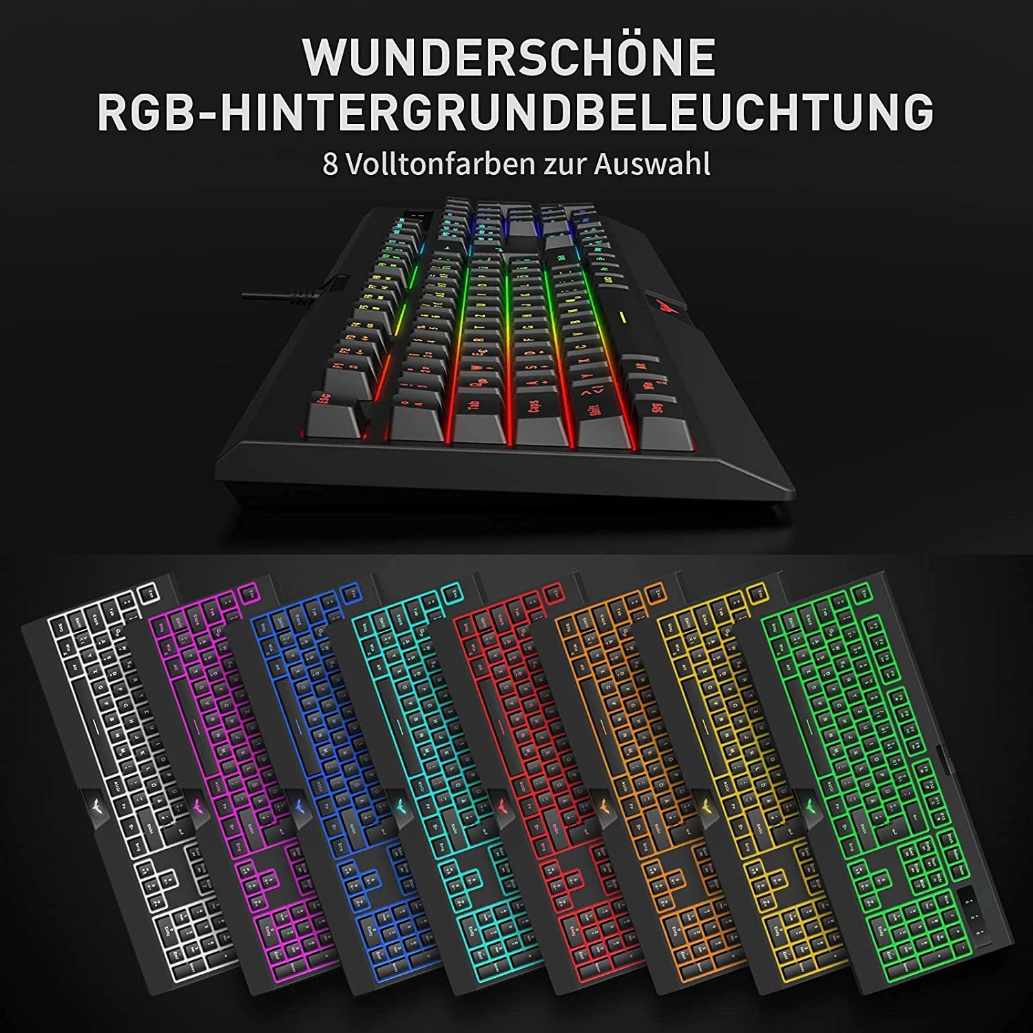 HAVIT KB854L RGB Gaming Keyboard & 7 Programmable Keys Mouse Combo 2 HAVIT KB854L RGB Gaming Keyboard & 7 Programmable Keys Mouse Combo