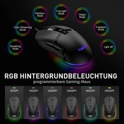 HAVIT KB854L RGB Gaming Keyboard & 7 Programmable Keys Mouse Combo 11 HAVIT KB854L RGB Gaming Keyboard & 7 Programmable Keys Mouse Combo