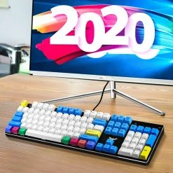 Gaming HAVIT KC25 PBT Keycaps 104 Keys With Puller For Cherry MX Mechanical Keyboard (White & Blue &Yellow) 14 Gaming HAVIT KC25 PBT Keycaps 104 Keys With Puller For Cherry MX Mechanical Keyboard (White & Blue &Yellow)