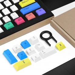 Gaming HAVIT KC25 PBT Keycaps 104 Keys With Puller For Cherry MX Mechanical Keyboard (White & Blue &Yellow) 12 Gaming HAVIT KC25 PBT Keycaps 104 Keys With Puller For Cherry MX Mechanical Keyboard (White & Blue &Yellow)
