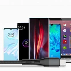 Mobile HAVIT HV-H6114 Double Blind Plug USB To Micro B Cable, Quick Charging, Black