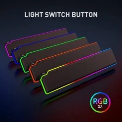 HAVIT MP906 RGB Keyboard Wrist Rest, Memory Foam Material, For Computer Laptop Office, PC Gaming