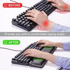 HAVIT MP906 RGB Keyboard Wrist Rest, Memory Foam Material, For Computer Laptop Office, PC Gaming 10 HAVIT MP906 RGB Keyboard Wrist Rest, Memory Foam Material, For Computer Laptop Office, PC Gaming