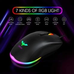 HAVIT MS732 RGB Gaming Mouse With 6400 DPI, 7 Color Backlights, 6 Buttons (2020 Version) 11 HAVIT MS732 RGB Gaming Mouse With 6400 DPI, 7 Color Backlights, 6 Buttons (2020 Version)