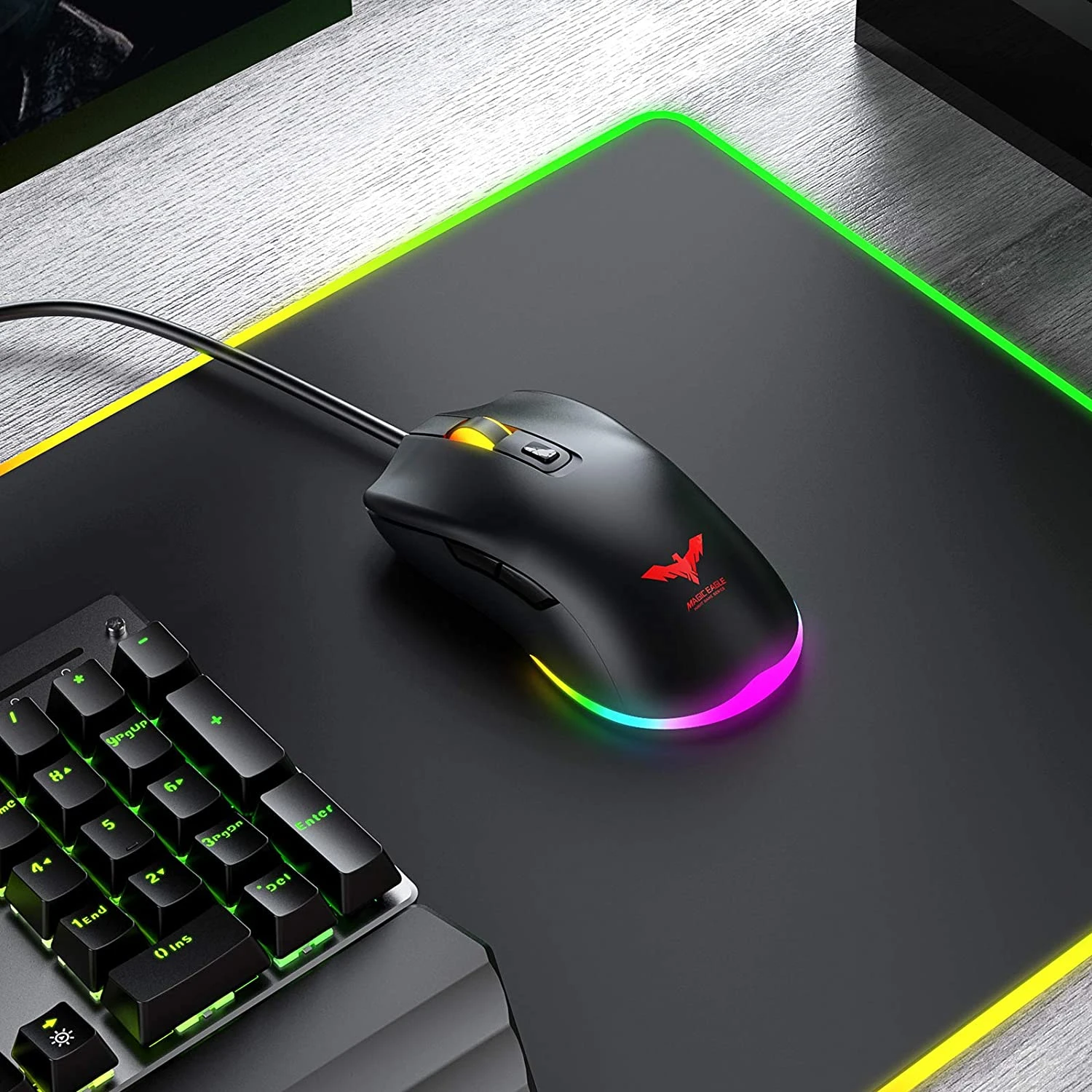 HAVIT MS732 RGB Gaming Mouse With 6400 DPI, 7 Color Backlights, 6 Buttons (2020 Version) 9 HAVIT MS732 RGB Gaming Mouse With 6400 DPI, 7 Color Backlights, 6 Buttons (2020 Version)