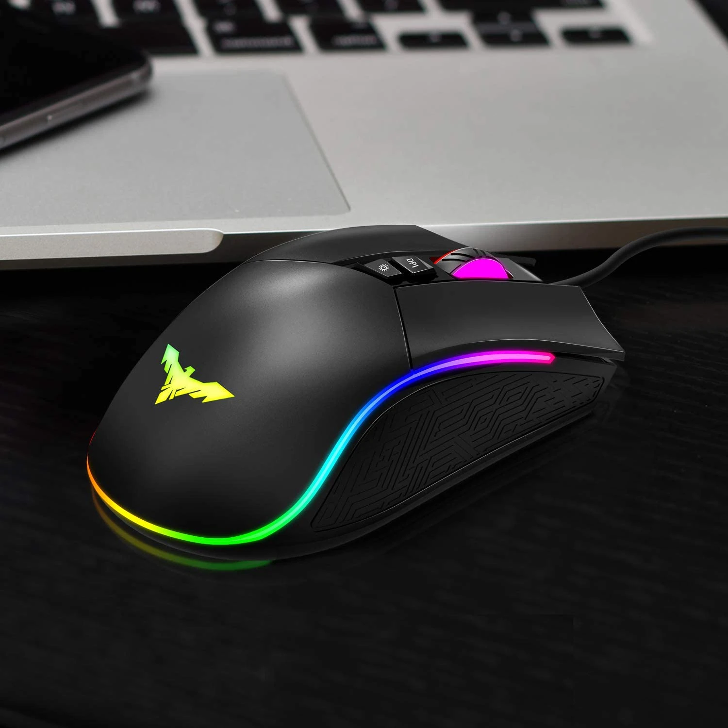 HAVIT MS733 RGB Programmable Gaming Mouse (2020 Version) 5 HAVIT MS733 RGB Programmable Gaming Mouse (2020 Version)