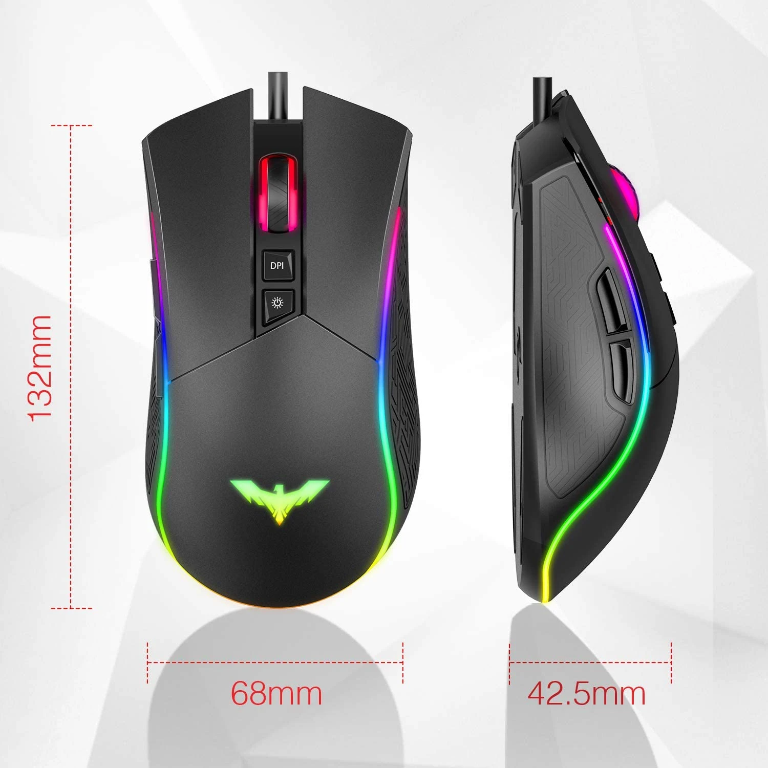 HAVIT MS733 RGB Programmable Gaming Mouse (2020 Version) 6 HAVIT MS733 RGB Programmable Gaming Mouse (2020 Version)