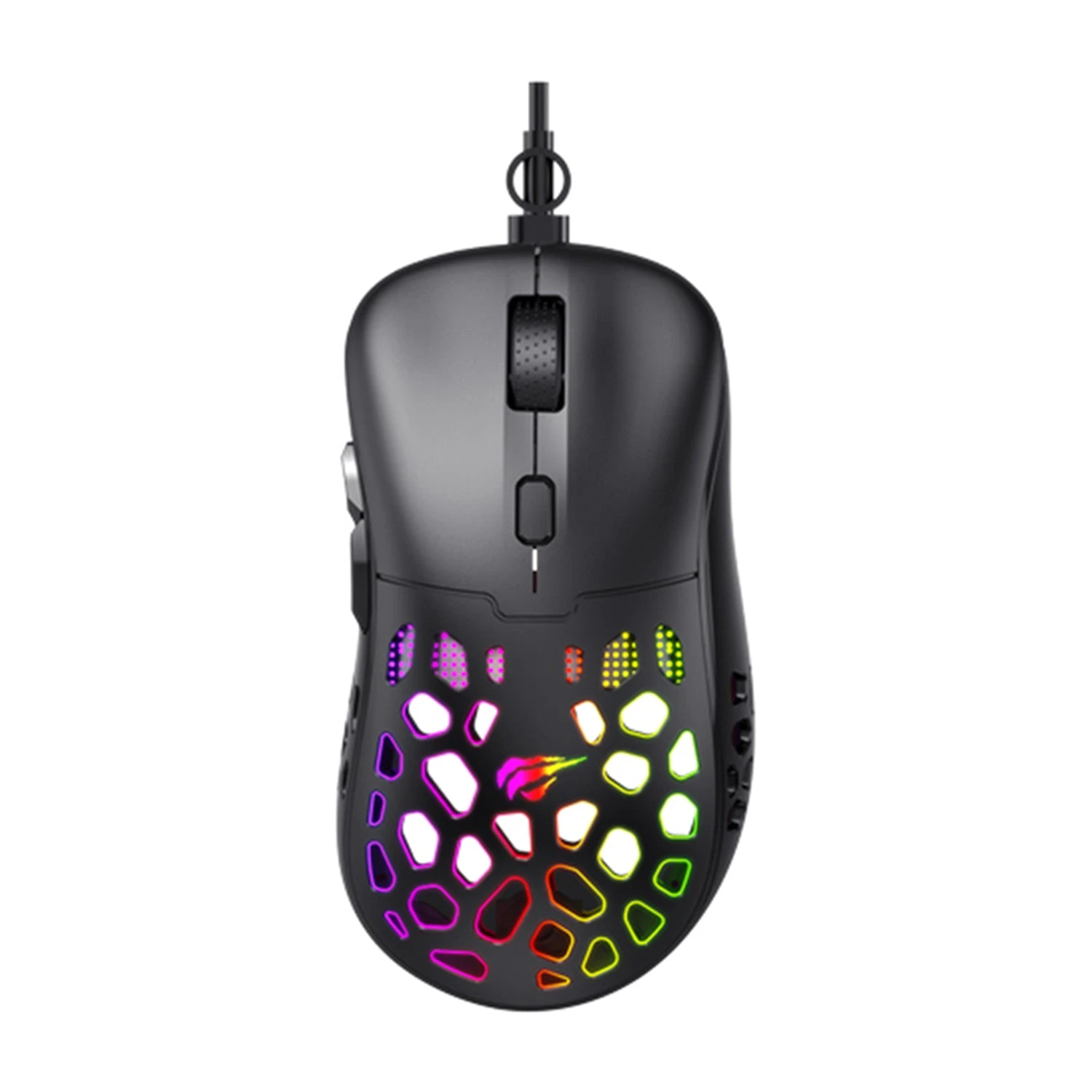 HAVIT MS955 RGB Progammable Gaming Mouse, Lightweight Honeycomb Shell, 12000 DPI, Adjustable Weights 1 HAVIT MS955 RGB Progammable Gaming Mouse, Lightweight Honeycomb Shell, 12000 DPI, Adjustable Weights