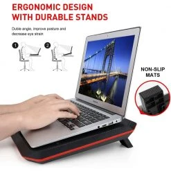 Computer HAVIT HV-F2069 Laptop Cooling Pad For Up To 17 Inch Laptop With 4 Fans & LED Light