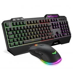 HAVIT HV-KB558CM Gaming Keyboard And Mouse Combo (Rainbow Backlit)