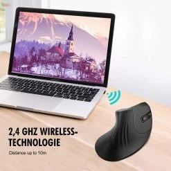 HAVIT HV-MS55GT Wireless Vertical Mouse With Ergonomic Design, Optical Computer