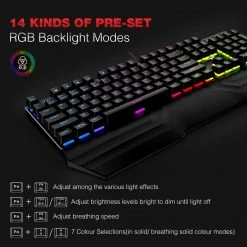HAVIT KB389L Mechanical Keyboard And Mouse Combo 104 Keys With Detachable Wrist Rest 20 HAVIT KB389L Mechanical Keyboard And Mouse Combo 104 Keys With Detachable Wrist Rest