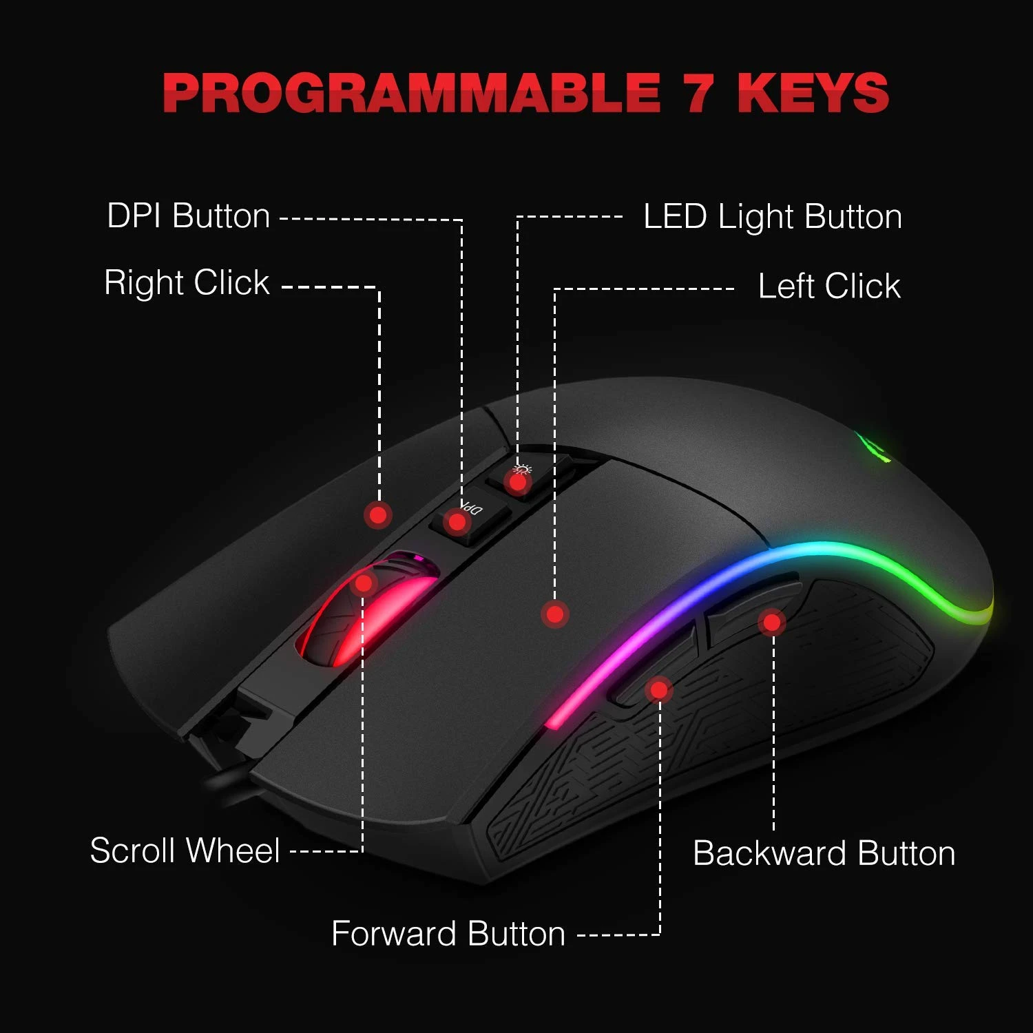 HAVIT KB389L Mechanical Keyboard And Mouse Combo 104 Keys With Detachable Wrist Rest 10 HAVIT KB389L Mechanical Keyboard And Mouse Combo 104 Keys With Detachable Wrist Rest