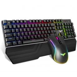 HAVIT KB389L Mechanical Keyboard And Mouse Combo 104 Keys With Detachable Wrist Rest 28 HAVIT KB389L Mechanical Keyboard And Mouse Combo 104 Keys With Detachable Wrist Rest
