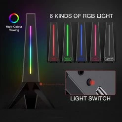 HAVIT TH644U RGB Gaming Headset Stand With 3.5mm AUX & Dual USB Ports 12 HAVIT TH644U RGB Gaming Headset Stand With 3.5mm AUX & Dual USB Ports