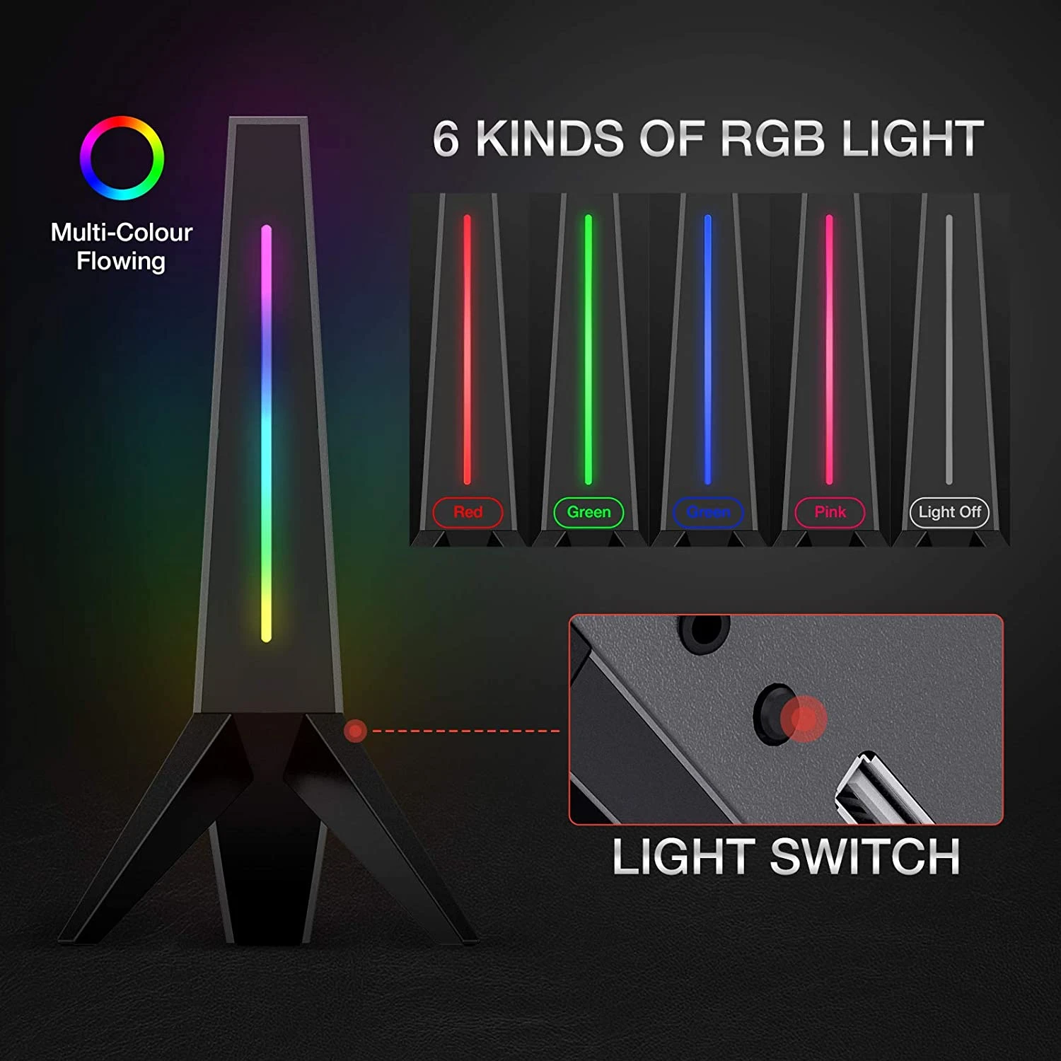 HAVIT TH644U RGB Gaming Headset Stand With 3.5mm AUX & Dual USB Ports 6 HAVIT TH644U RGB Gaming Headset Stand With 3.5mm AUX & Dual USB Ports