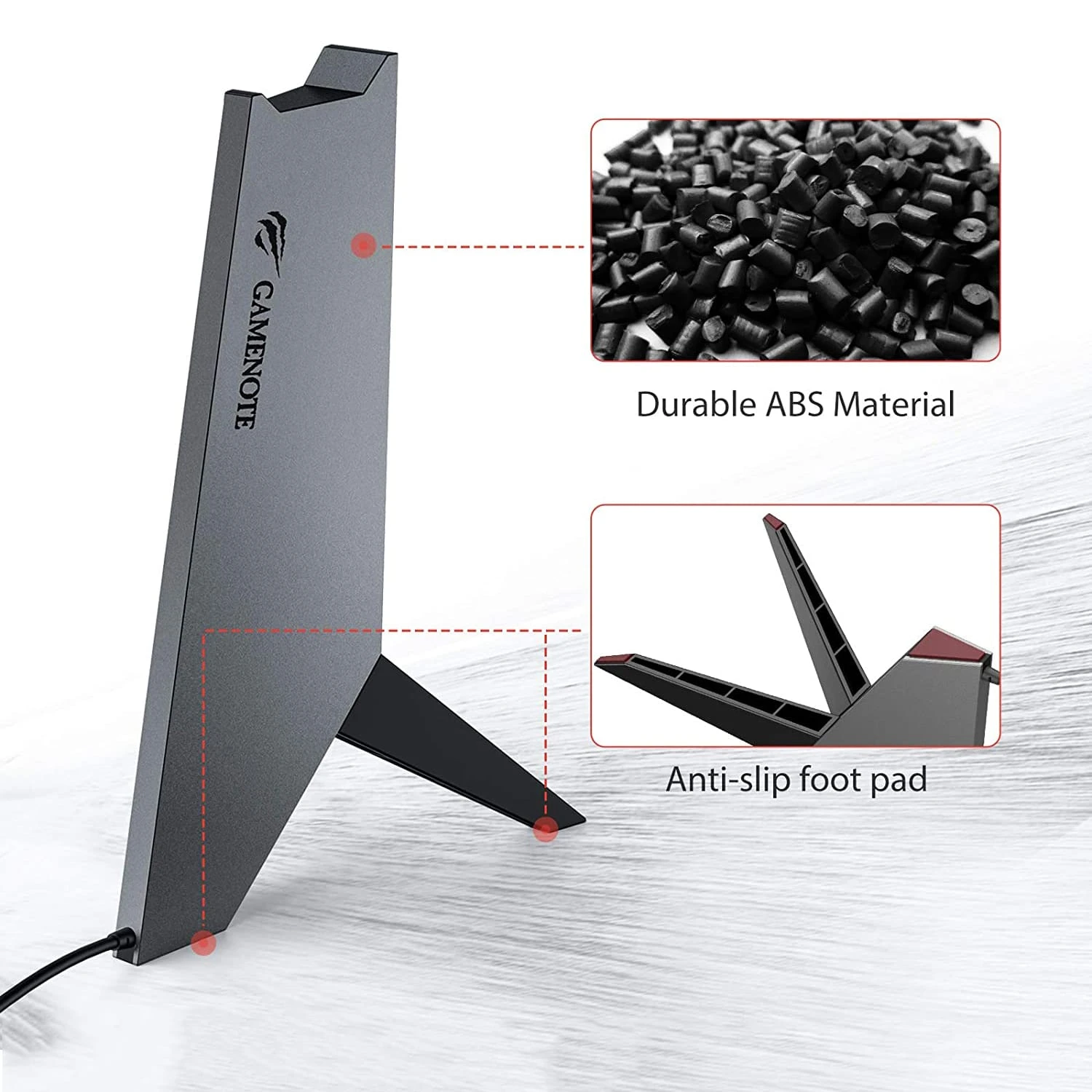 HAVIT TH644U RGB Gaming Headset Stand With 3.5mm AUX & Dual USB Ports 2 HAVIT TH644U RGB Gaming Headset Stand With 3.5mm AUX & Dual USB Ports